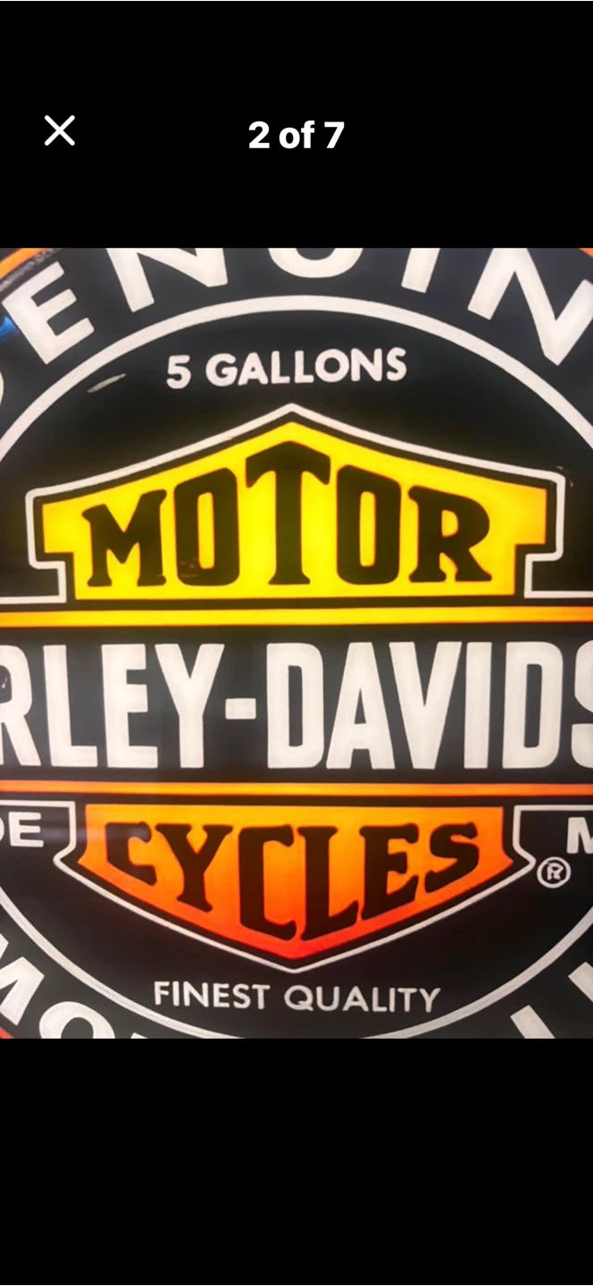 Harley-Davidson Motor Oil Lighted Sign - photo 2