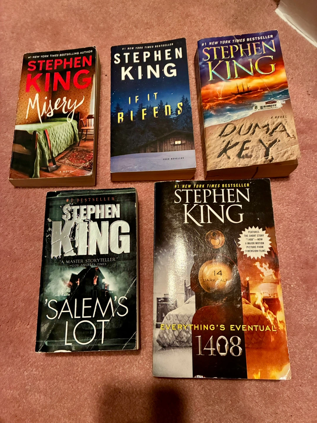 Stephen King Novel Lot