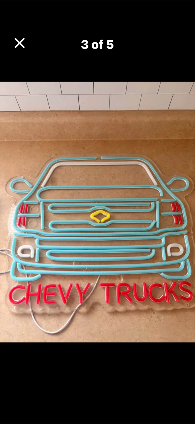 Neon Sign - Chevy Trucks - photo 2