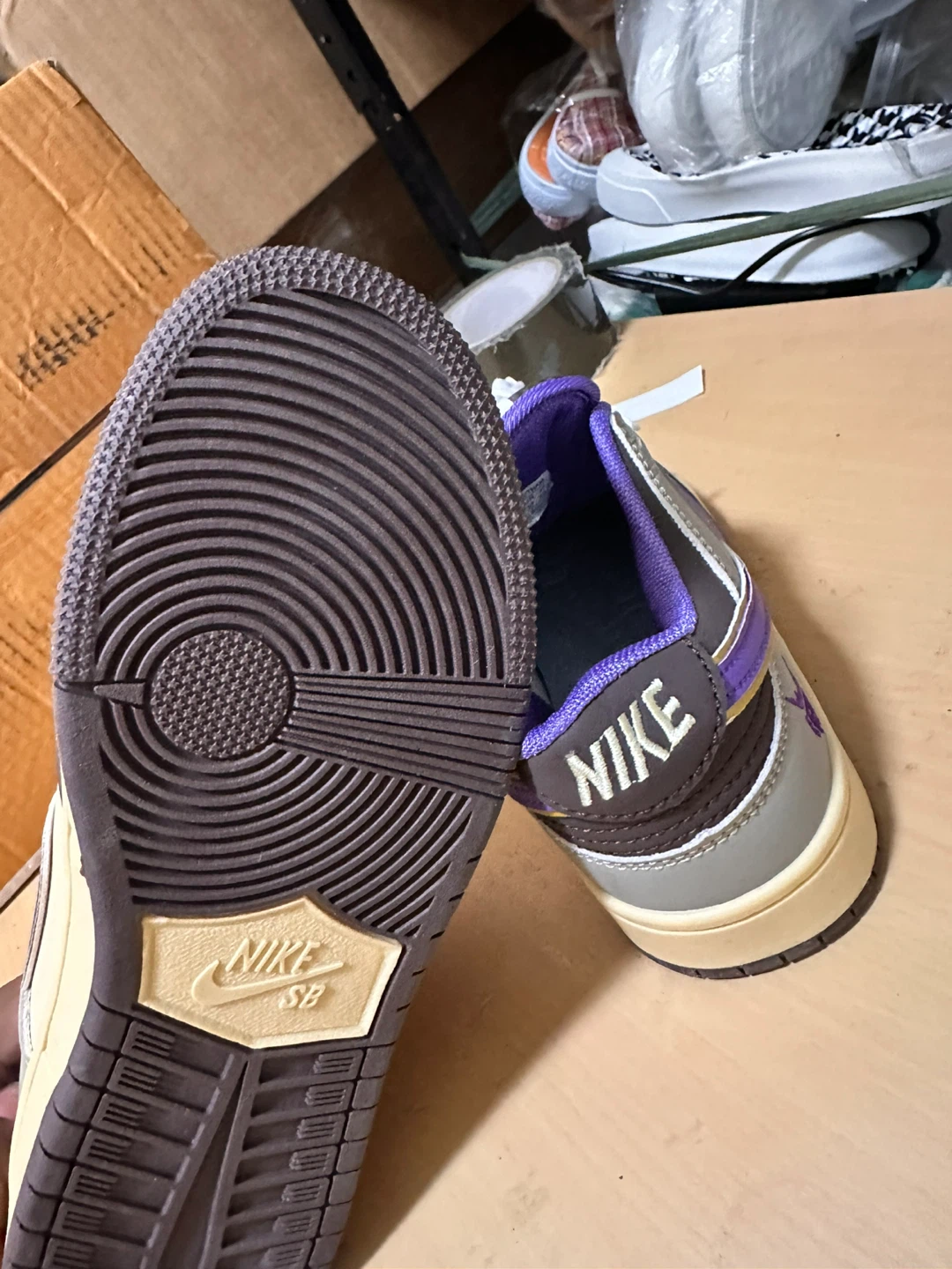 Nike SB Dunk Low "Purple Pulse" Sneakers - photo 4