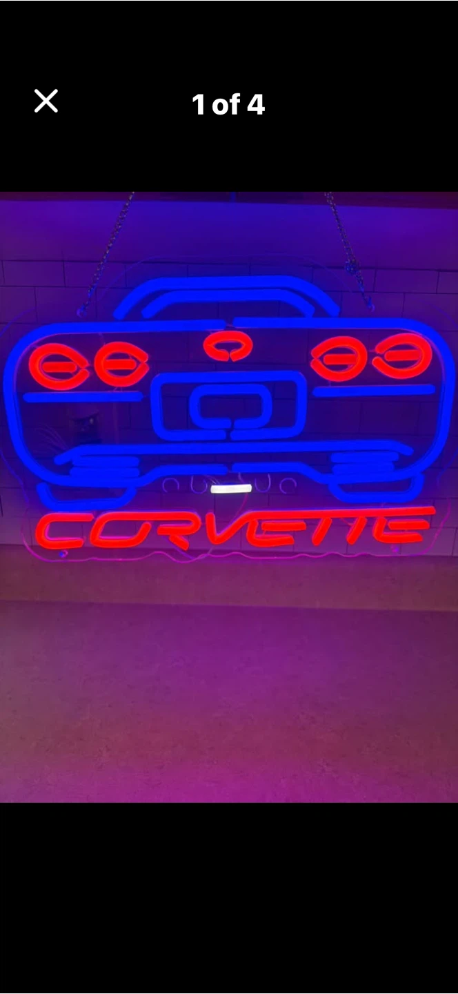 Corvette Neon Sign