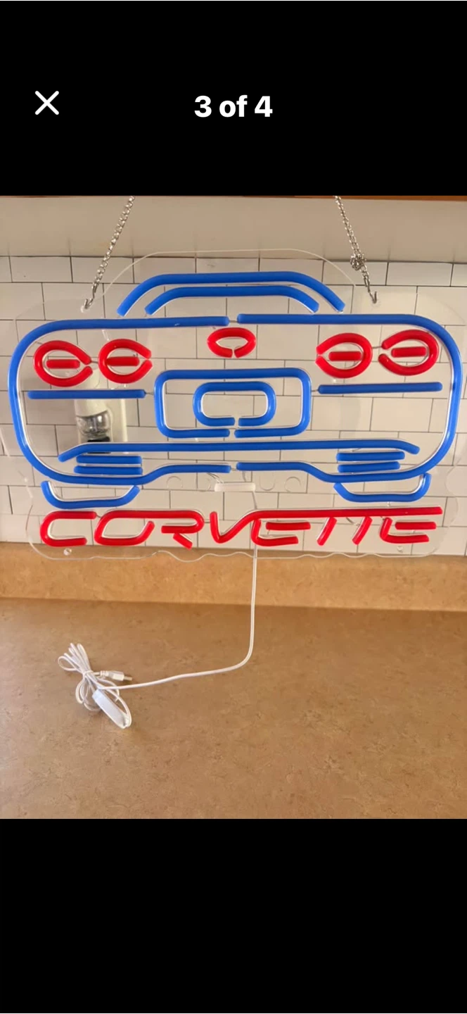 Corvette Neon Sign - photo 2