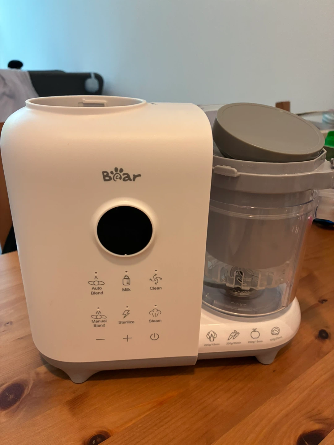 Bear Baby Food Maker Steamer Blender - photo 2