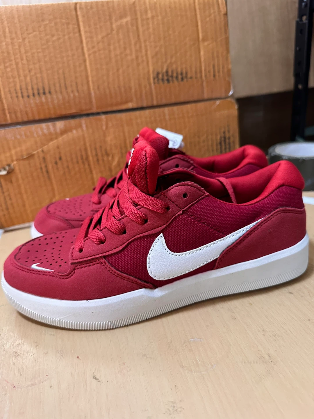Nike SB Red Sneakers