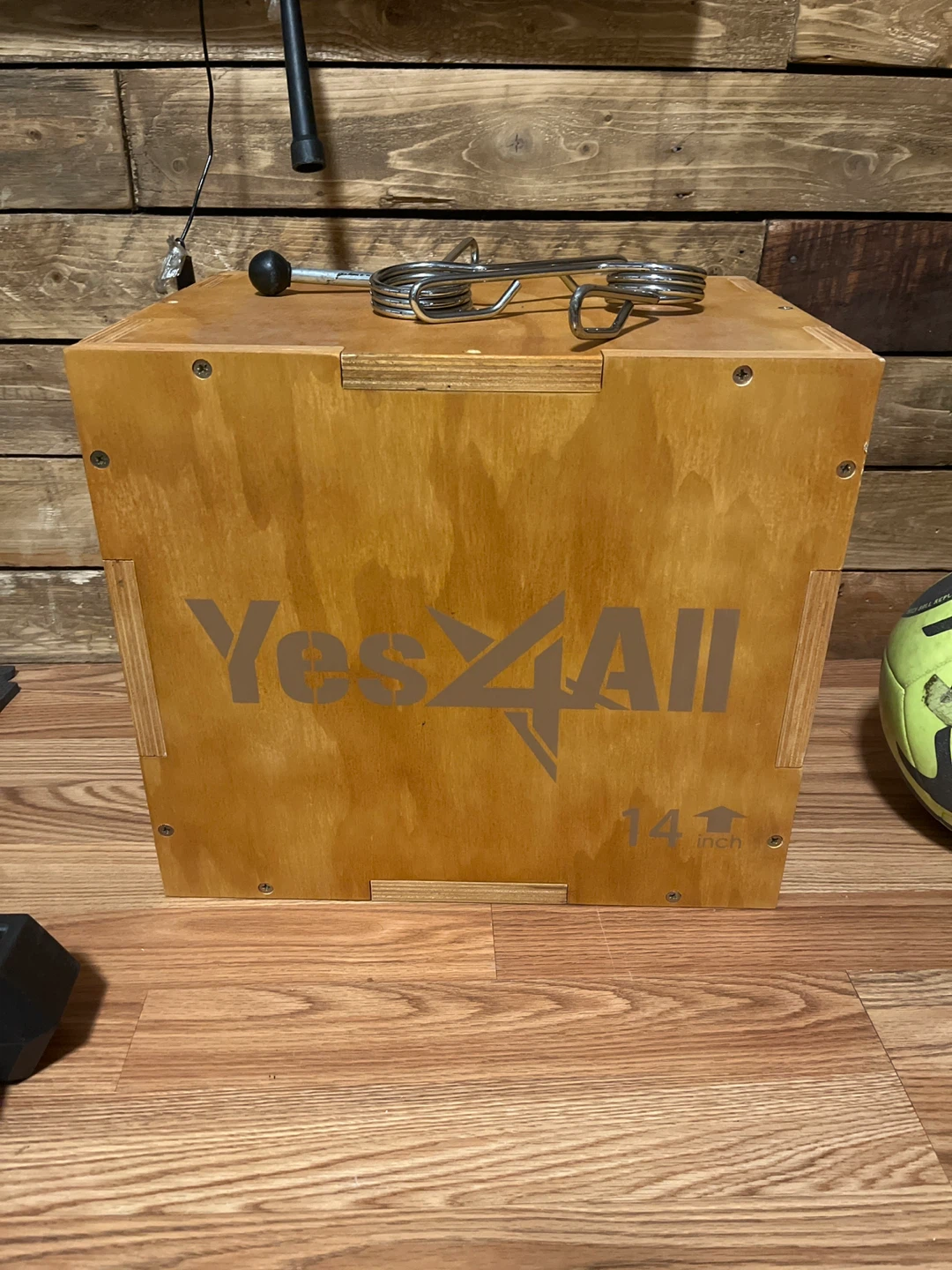 Yes4All 14 Inch Wooden Plyometric Box