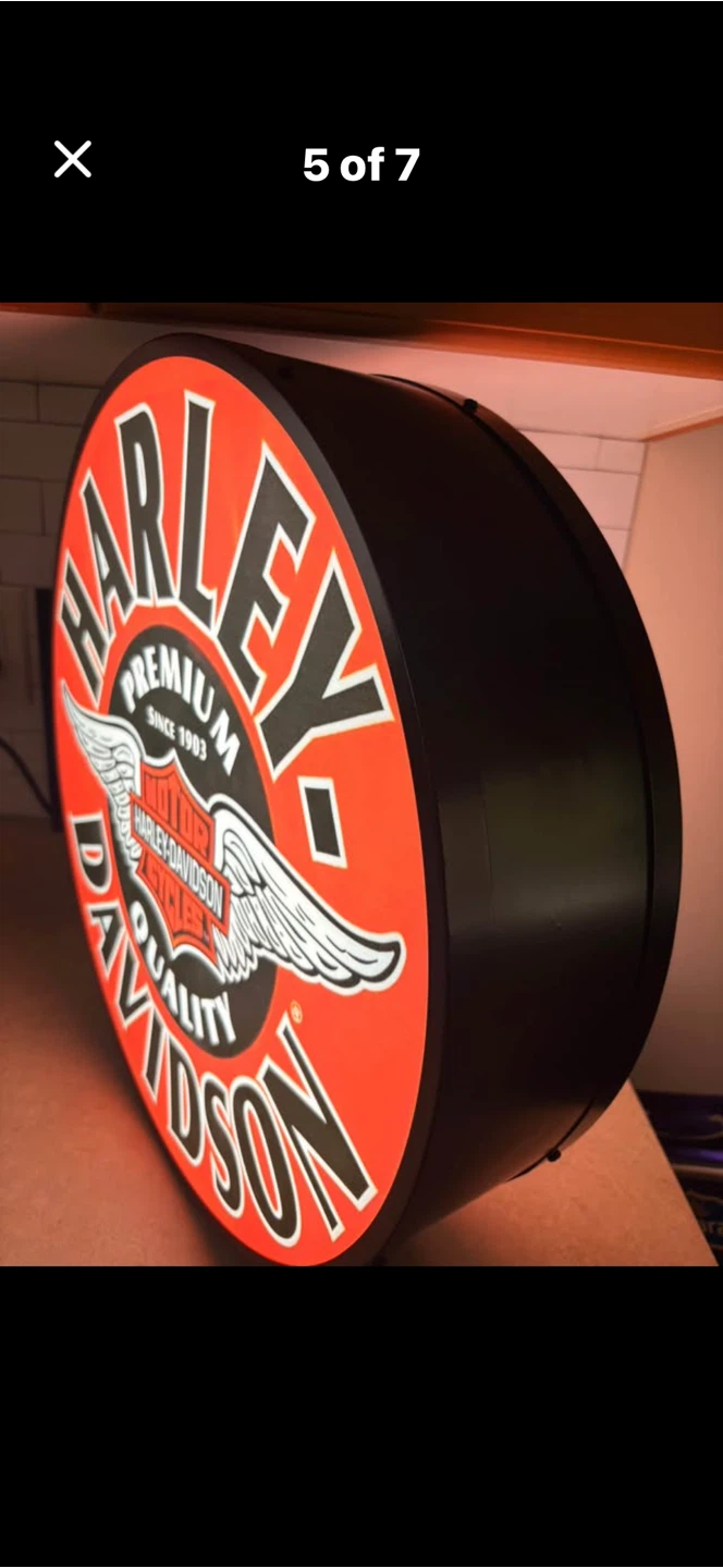 Harley-Davidson "Premium Quality" Lighted Sign - photo 2