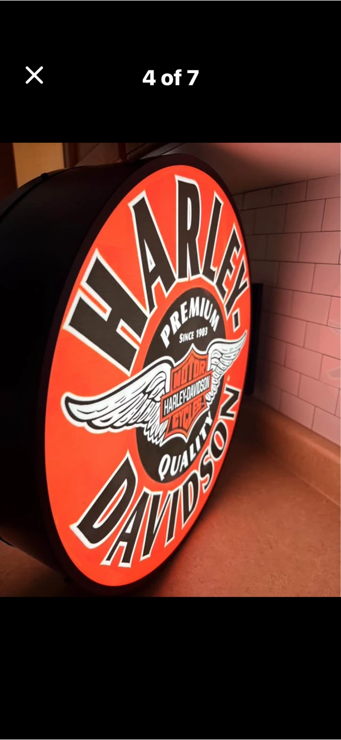 Harley-Davidson "Premium Quality" Lighted Sign - photo 3