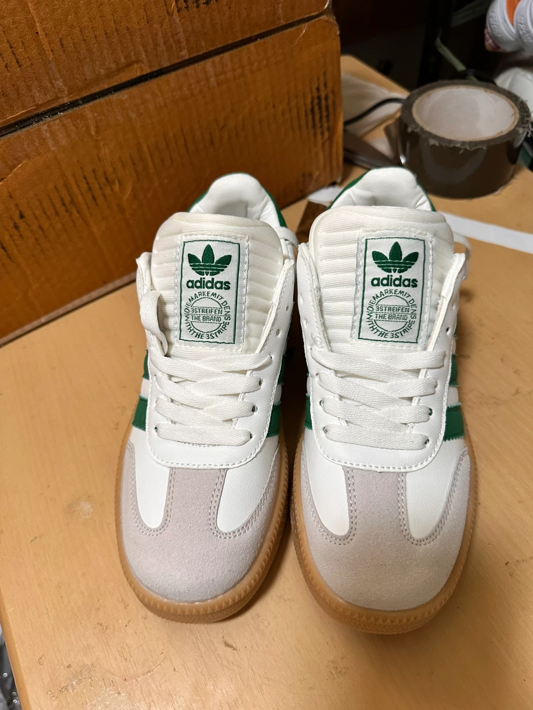 Adidas Samba OG Shoes White/Green - photo 2