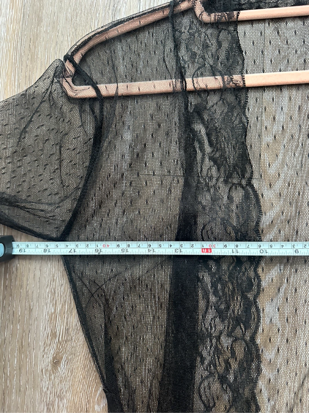 Sheer Lace Kimono Robe S - photo 5