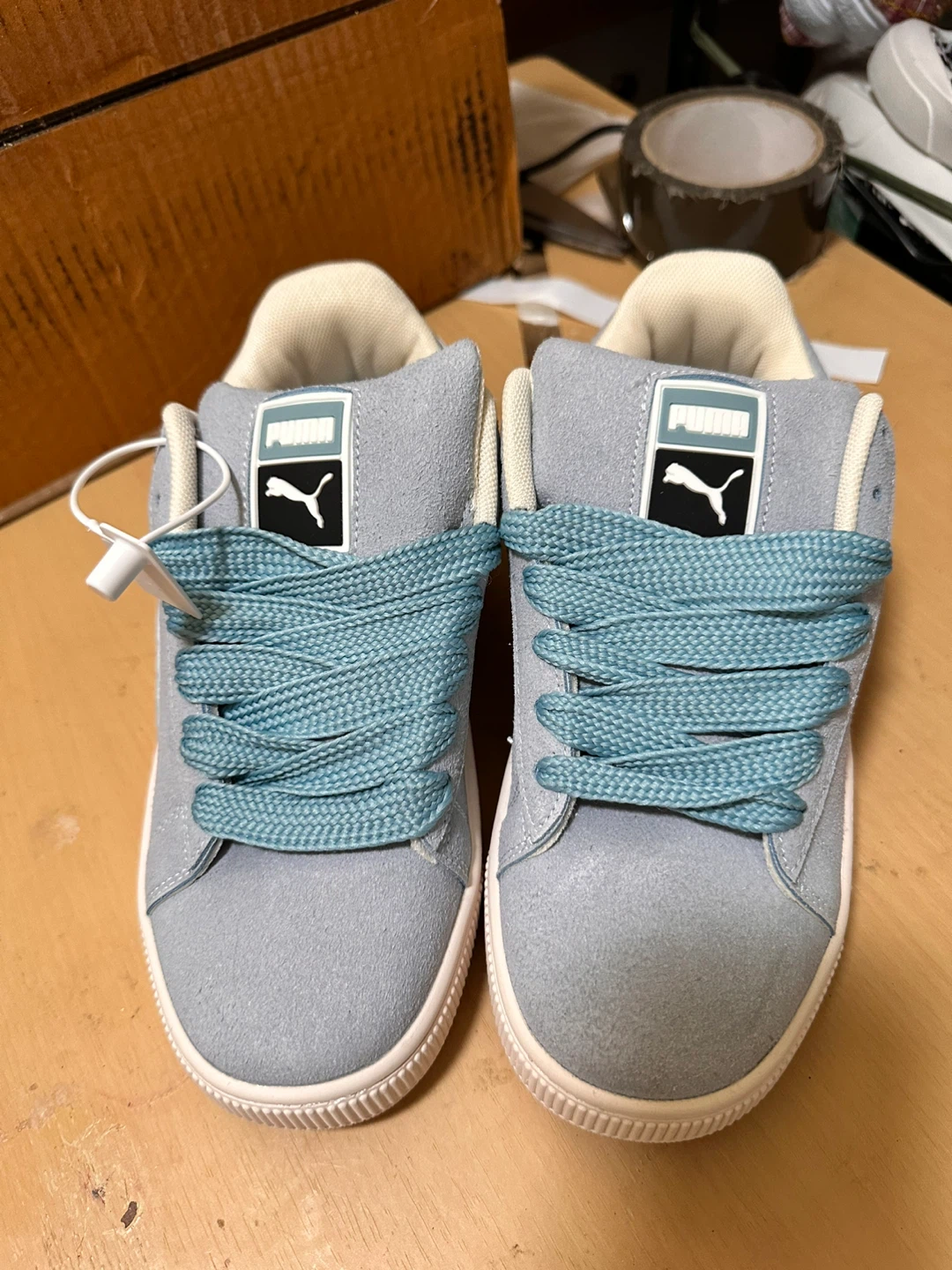 Puma Suede XL Sneakers - Grey/Teal - photo 2