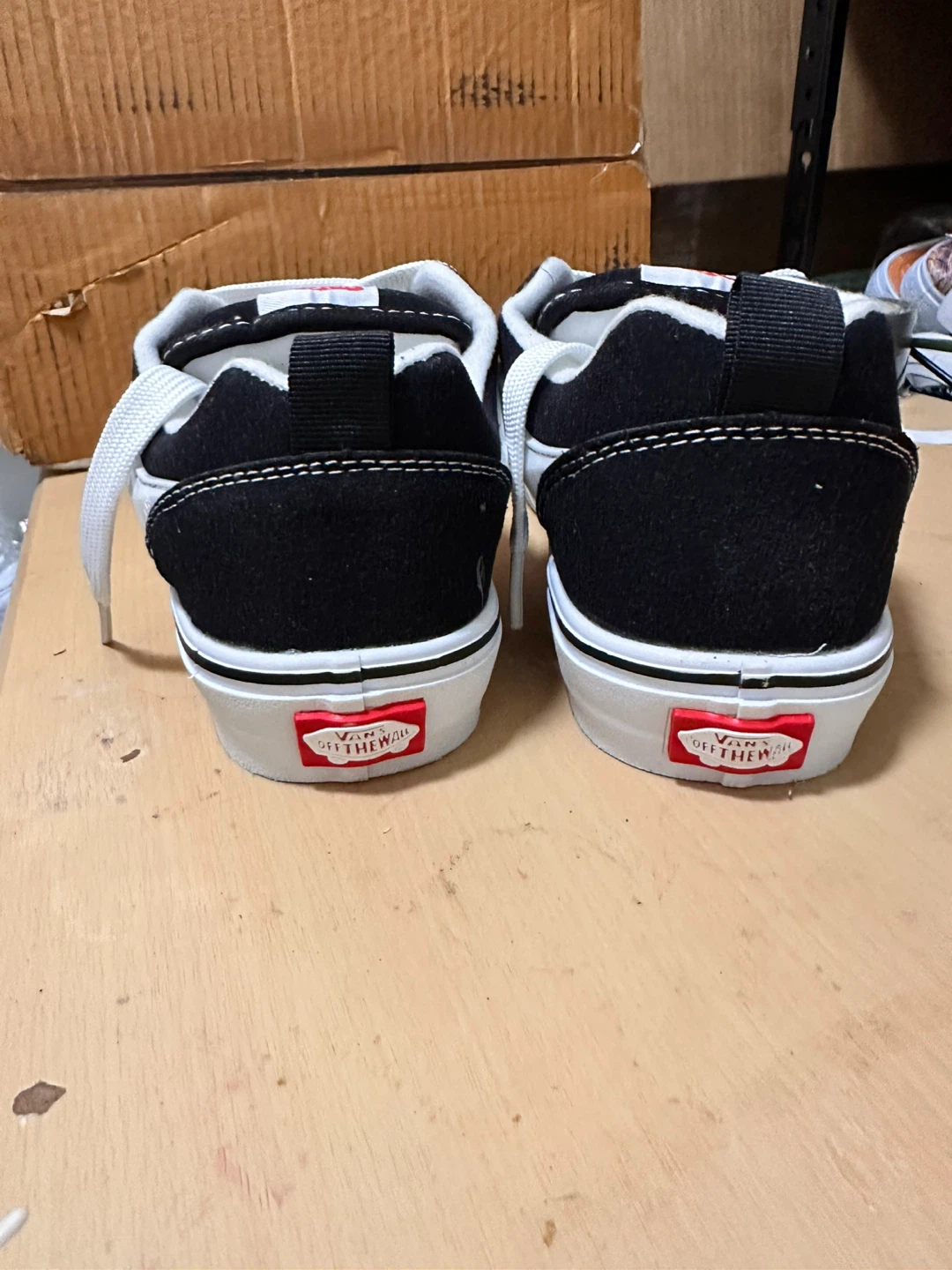 Vans Old Skool Suede Black White Sneakers - photo 3