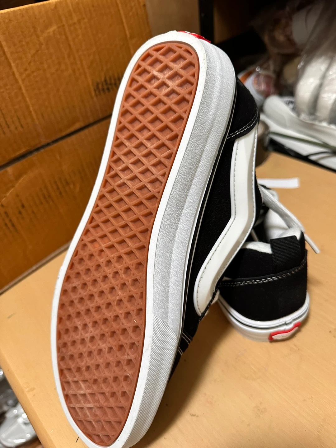 Vans Old Skool Suede Black White Sneakers - photo 4