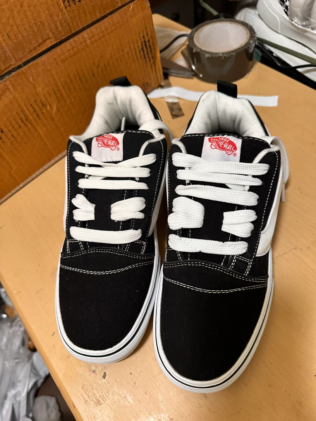 Vans Old Skool Suede Black White Sneakers - photo 2