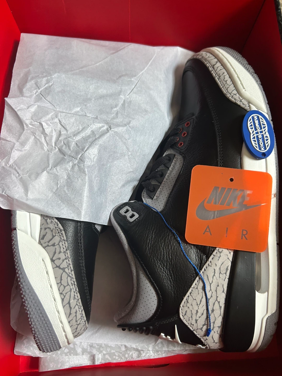 Jordan 3 Retro Black Cement  og size 12.5