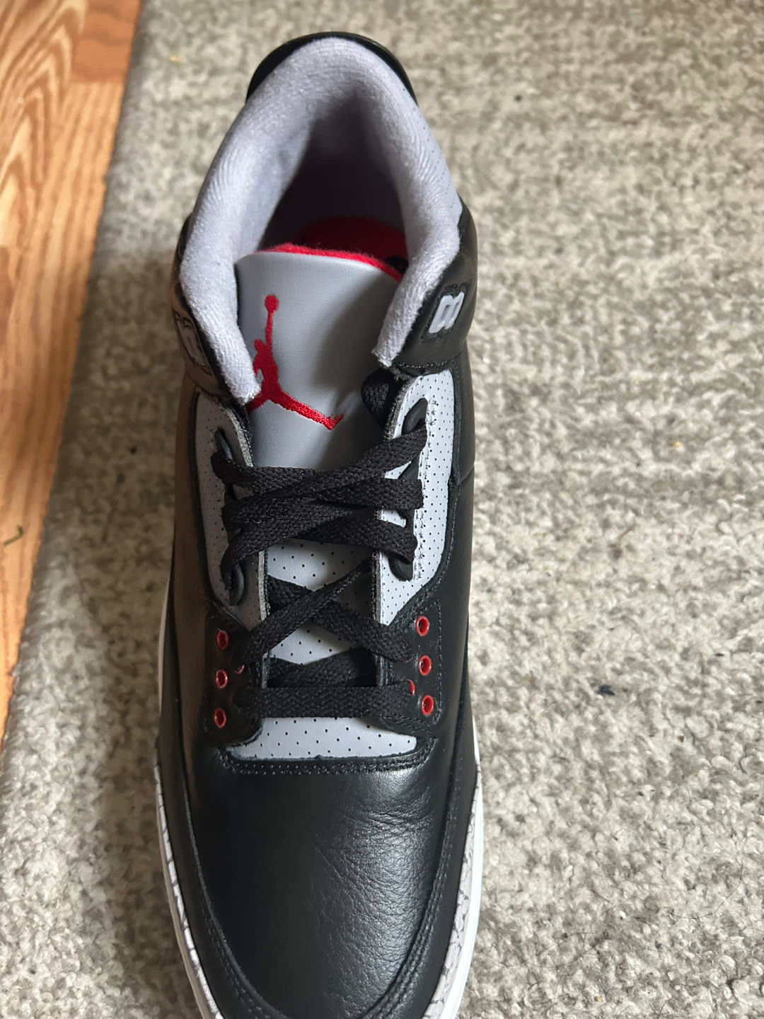 Jordan 3 Retro Black Cement  og size 12.5 - photo 2