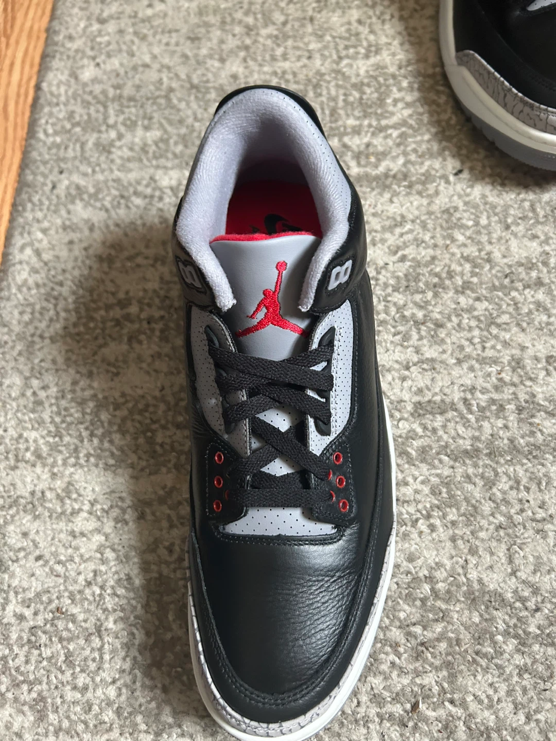 Jordan 3 Retro Black Cement  og size 12.5 - photo 3