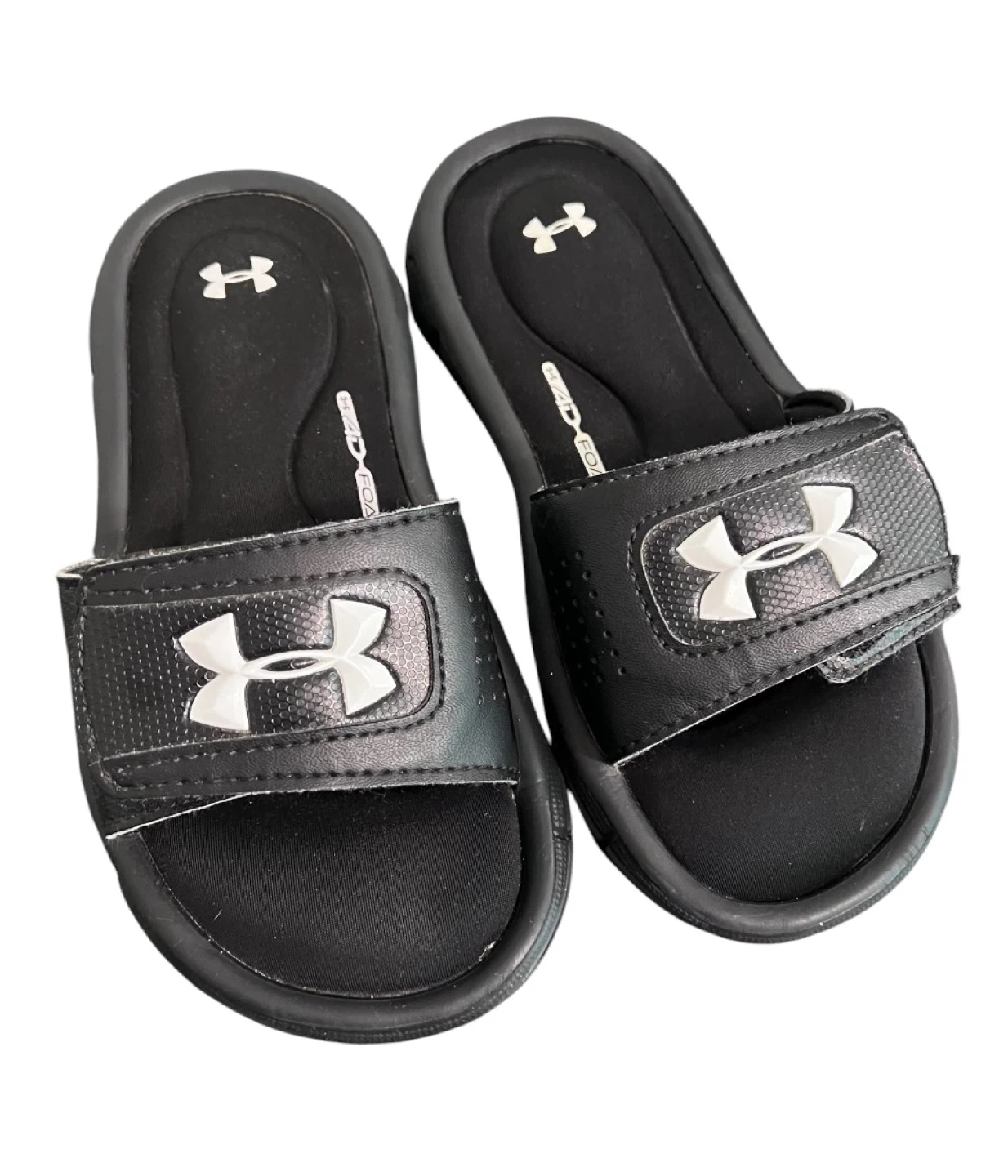 Under Armour Kids Adjustable Slides – Size 11K
