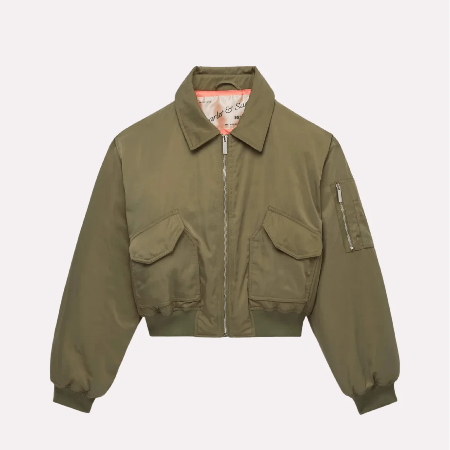 Scarlett and Sam bomber jacket