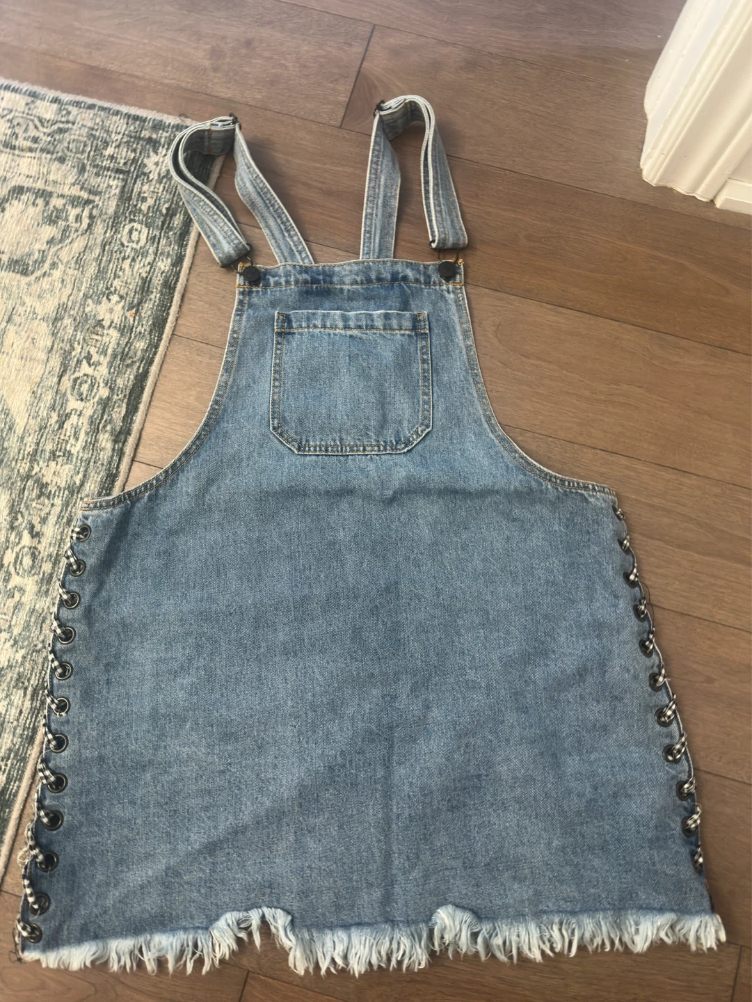 Vintage Forever 21 Denim Overall Dress