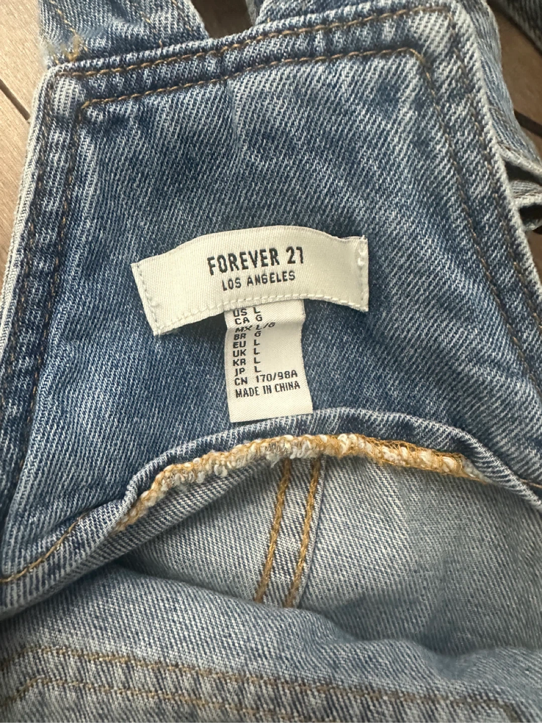 Vintage Forever 21 Denim Overall Dress - photo 2