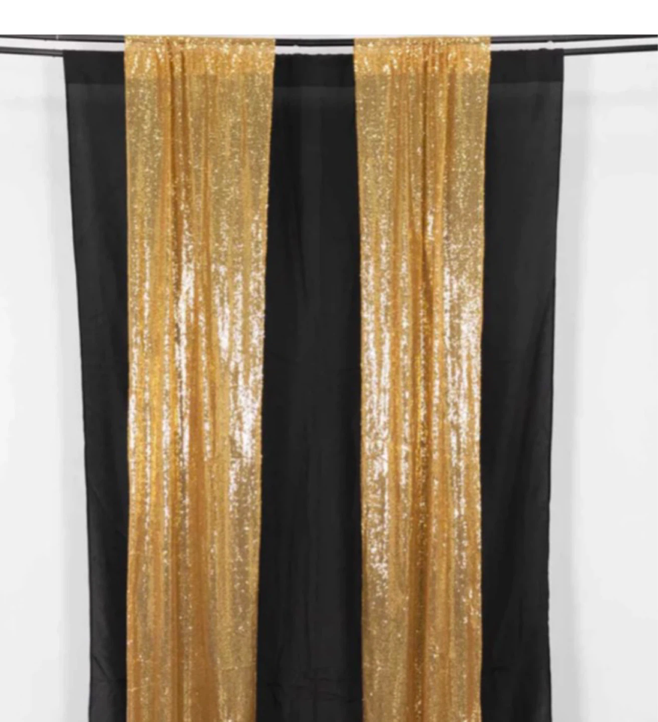 Gold Sequin Drape Panel - photo 3