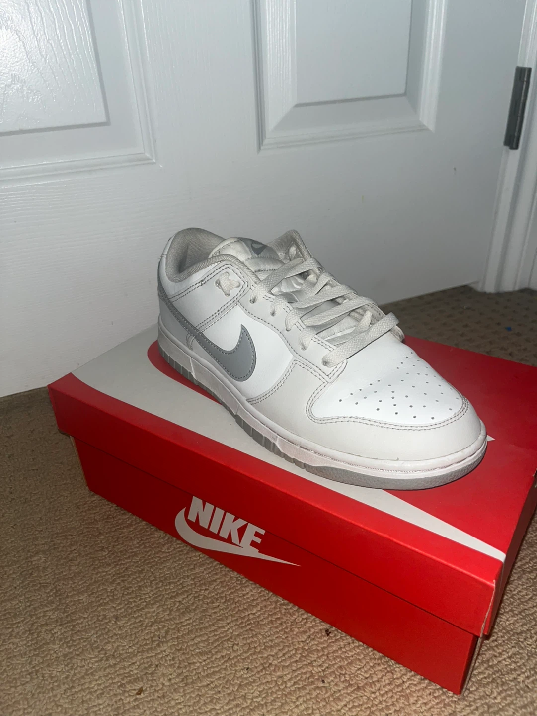 Nike Dunk Low White Grey Sneakers
