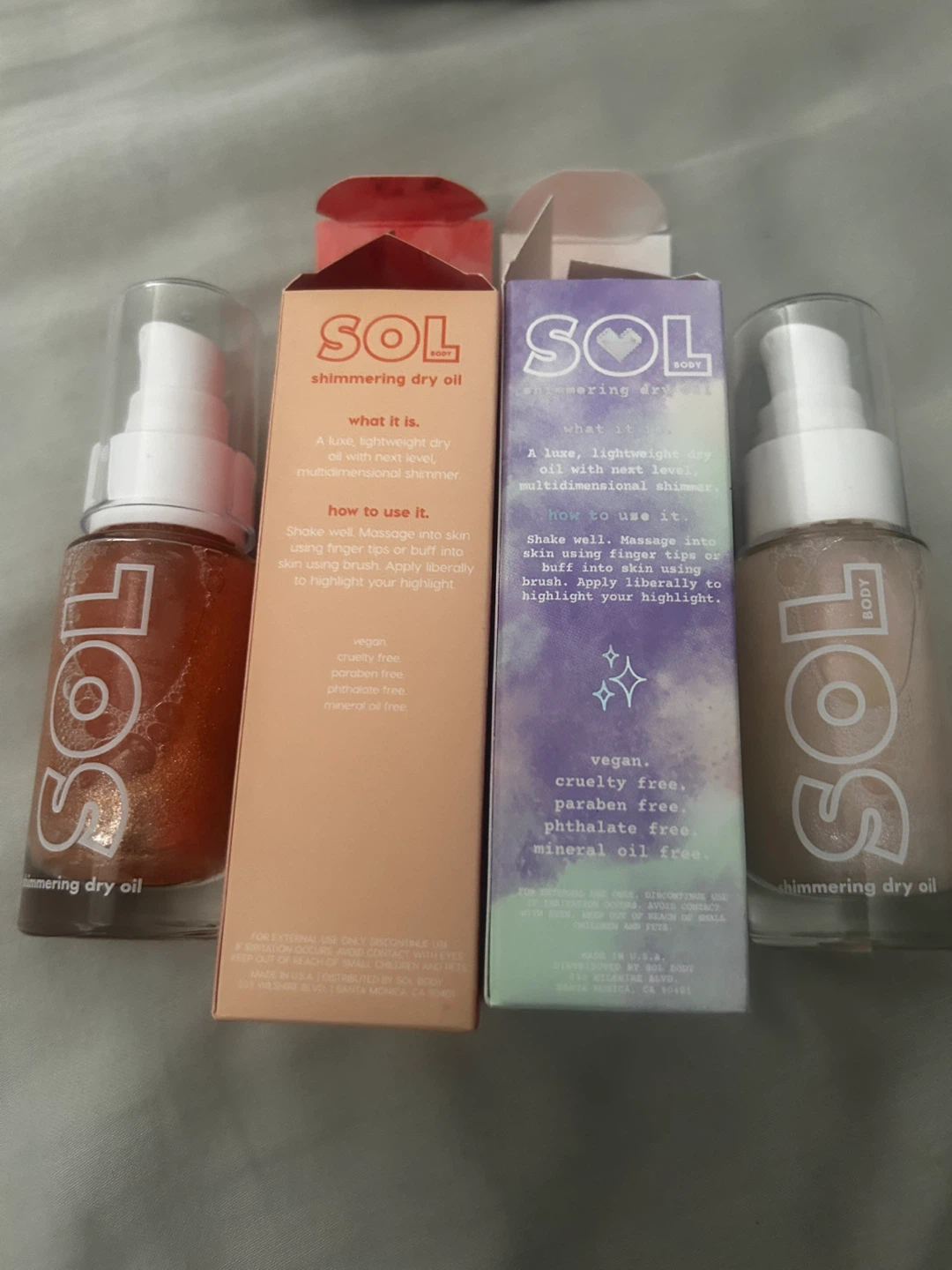 SOL BODY Shimmering Dry Oil (2 colours) - photo 2