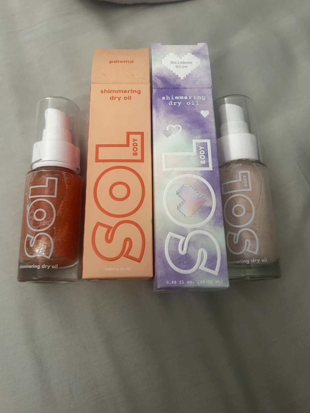 SOL BODY Shimmering Dry Oil (2 colours)