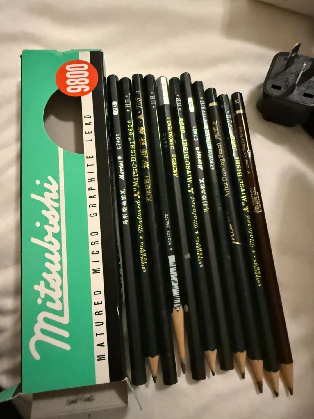 Mitsubishi 9800 Matched Graphite Pencils