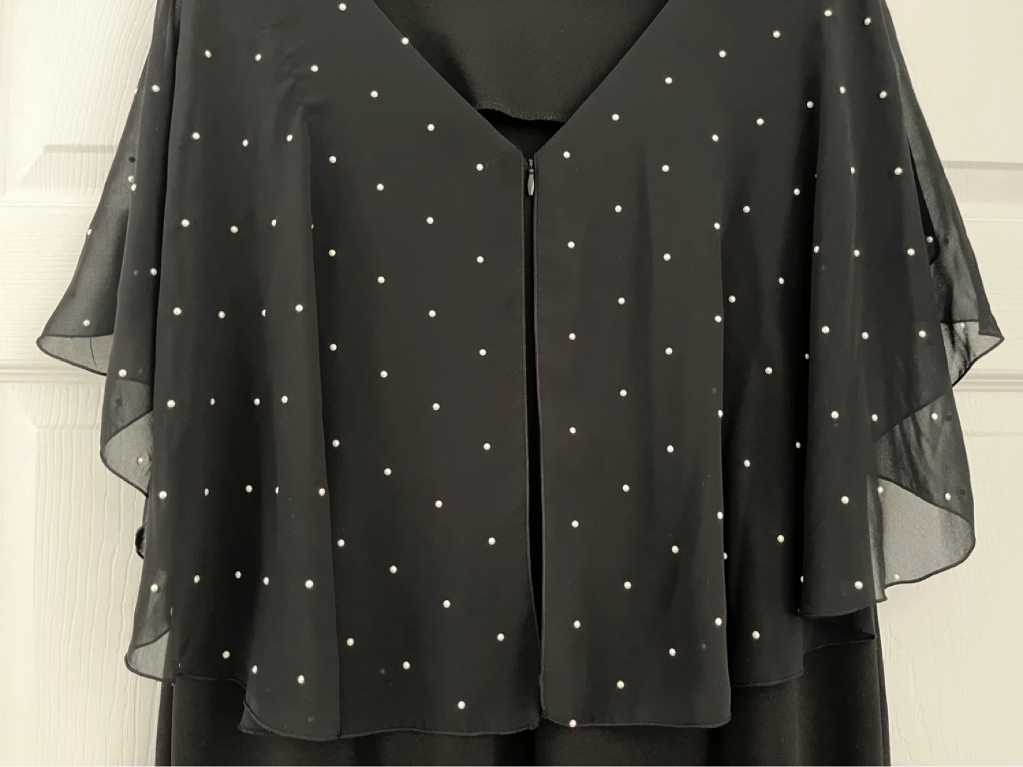 Karl Lagerfeld Black Jumpsuit with Embellished Overlay - photo 3