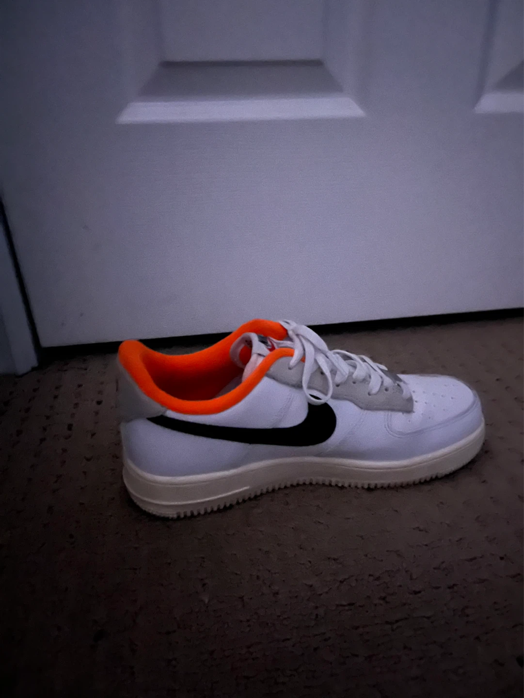 Nike Air Force 1 White Orange - photo 3