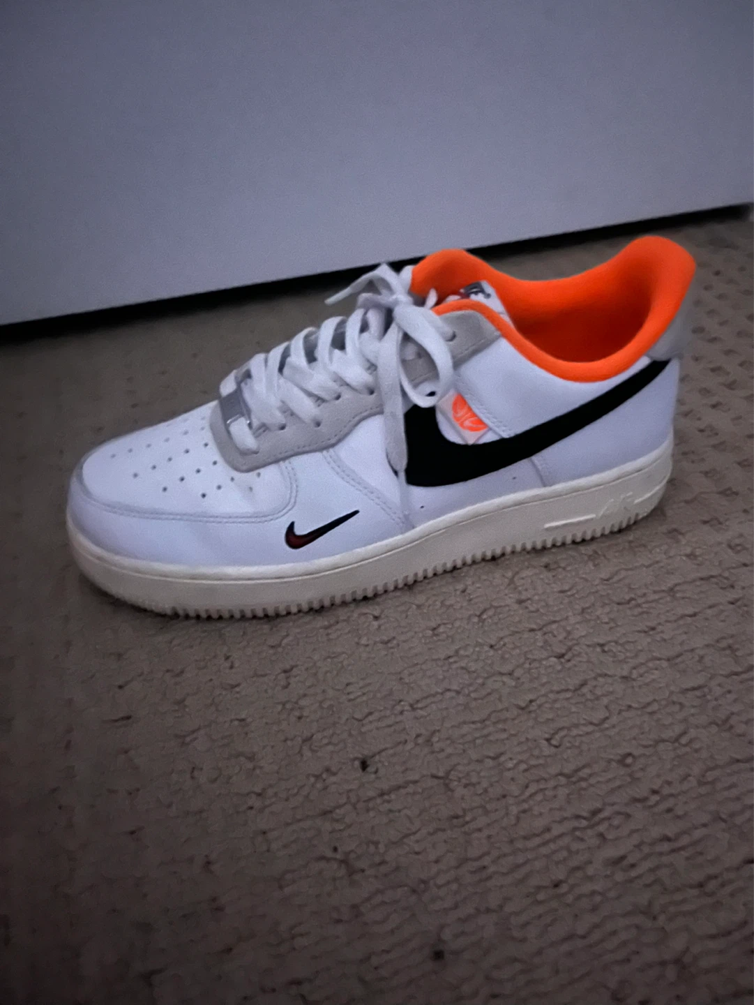 Nike Air Force 1 White Orange - photo 2