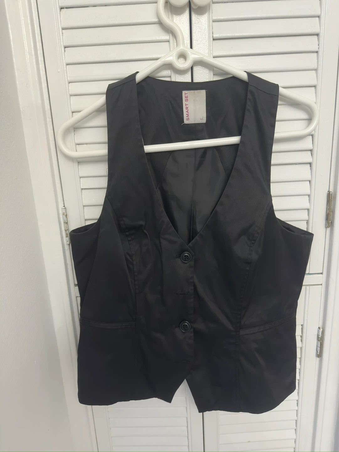 y2k Smart Set Black Vest
