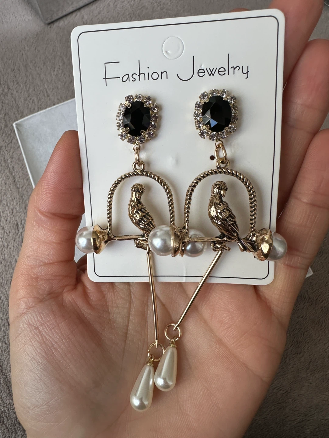 NEW Fashion Jewelry Bird Drop Earrings with Pearls - photo 3