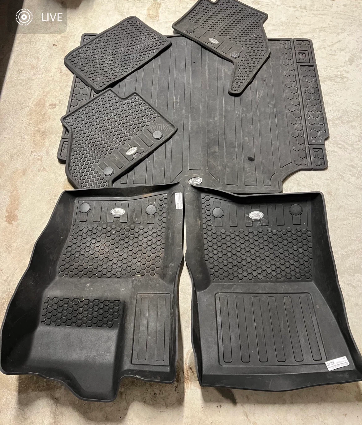 Set of 5 All-Weather Floor Mats