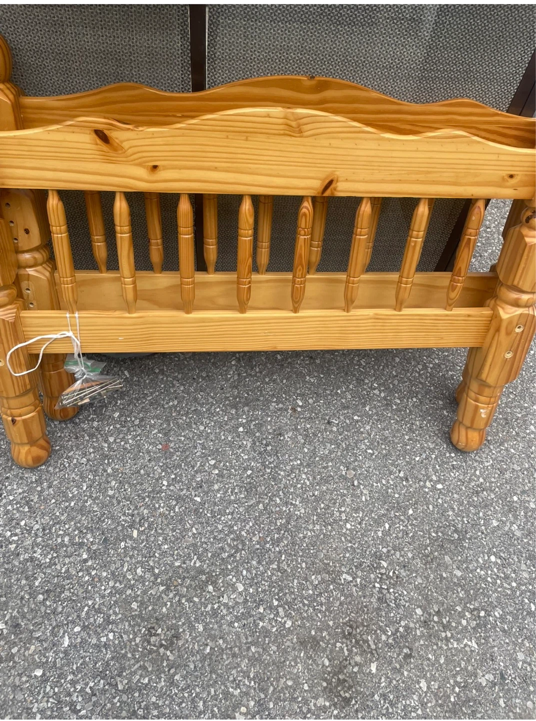 2 Wooden Single Beds - one with storage