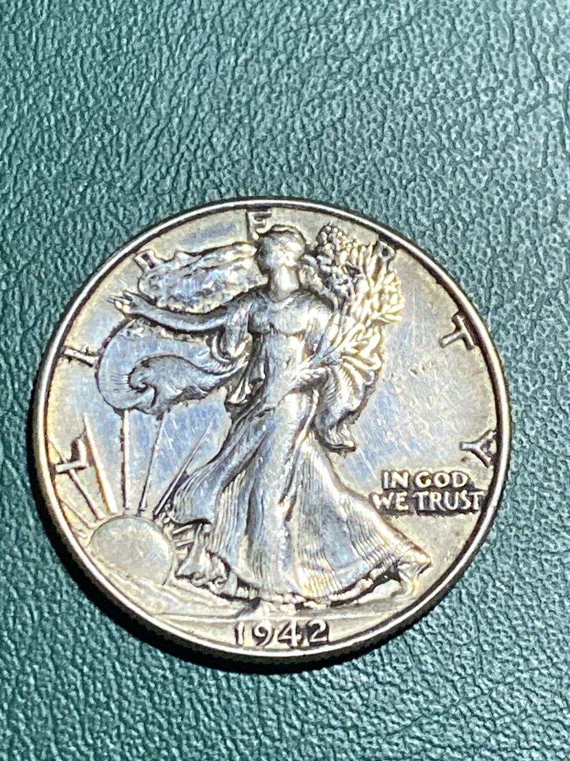 1942 Walking Liberty Half Dollar Coin