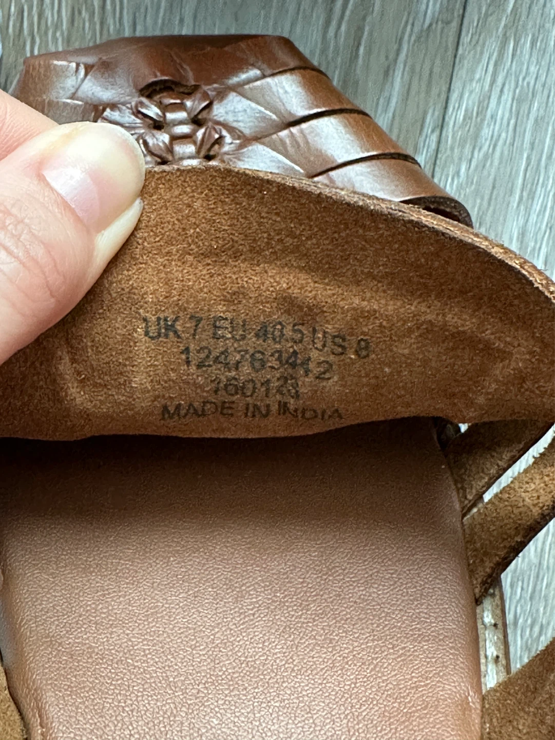 NEW ASOS DESIGN Brown Leather Sandals Loafers - photo 5