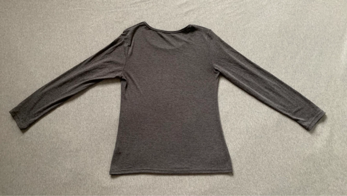 CASA DONNA Women's Long Sleeve Top - Dark Grey - photo 2