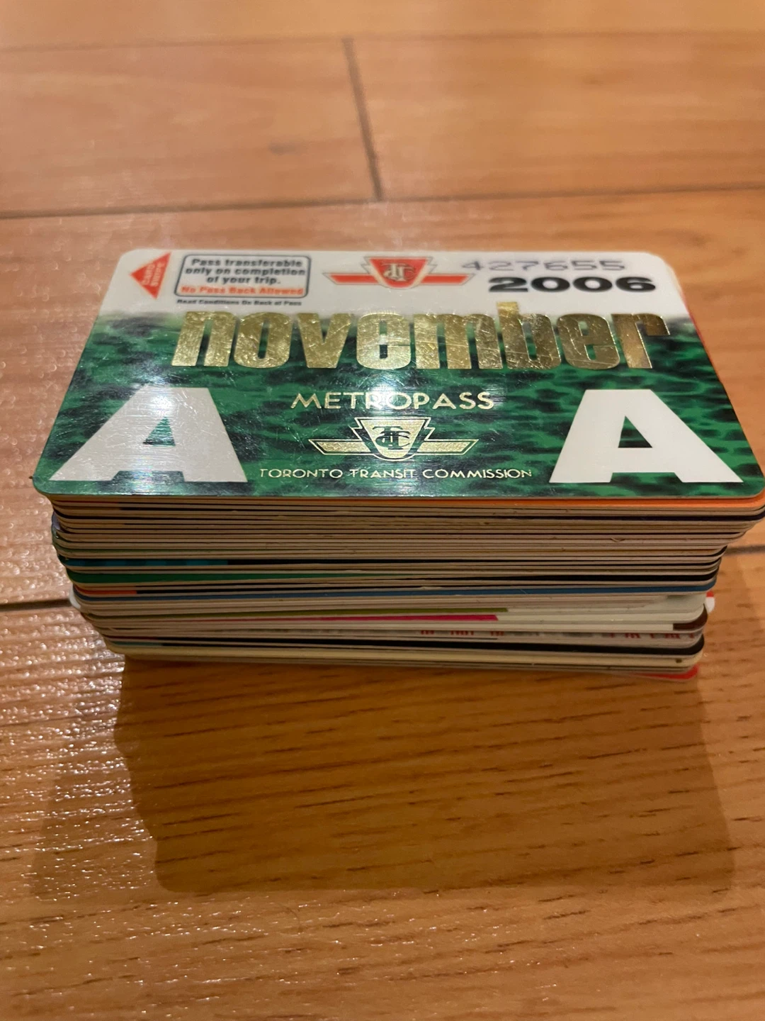 43 Toronto Transit Commission Metropasses - photo 2