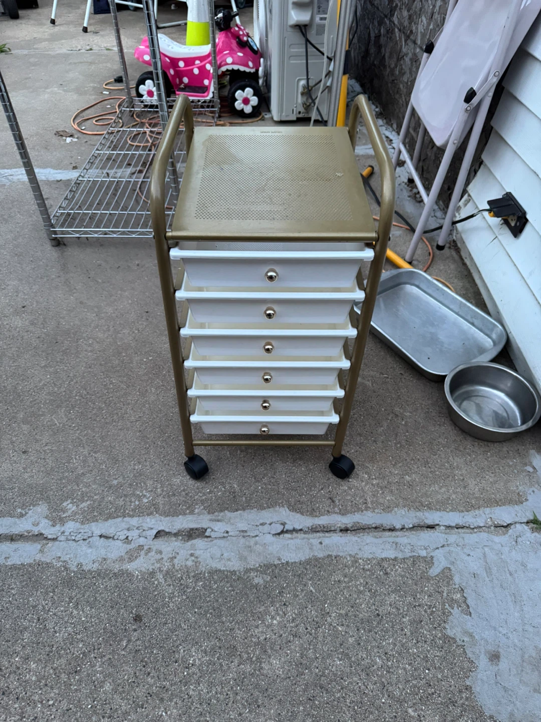 Rolling Storage Cart with 7 Drawers