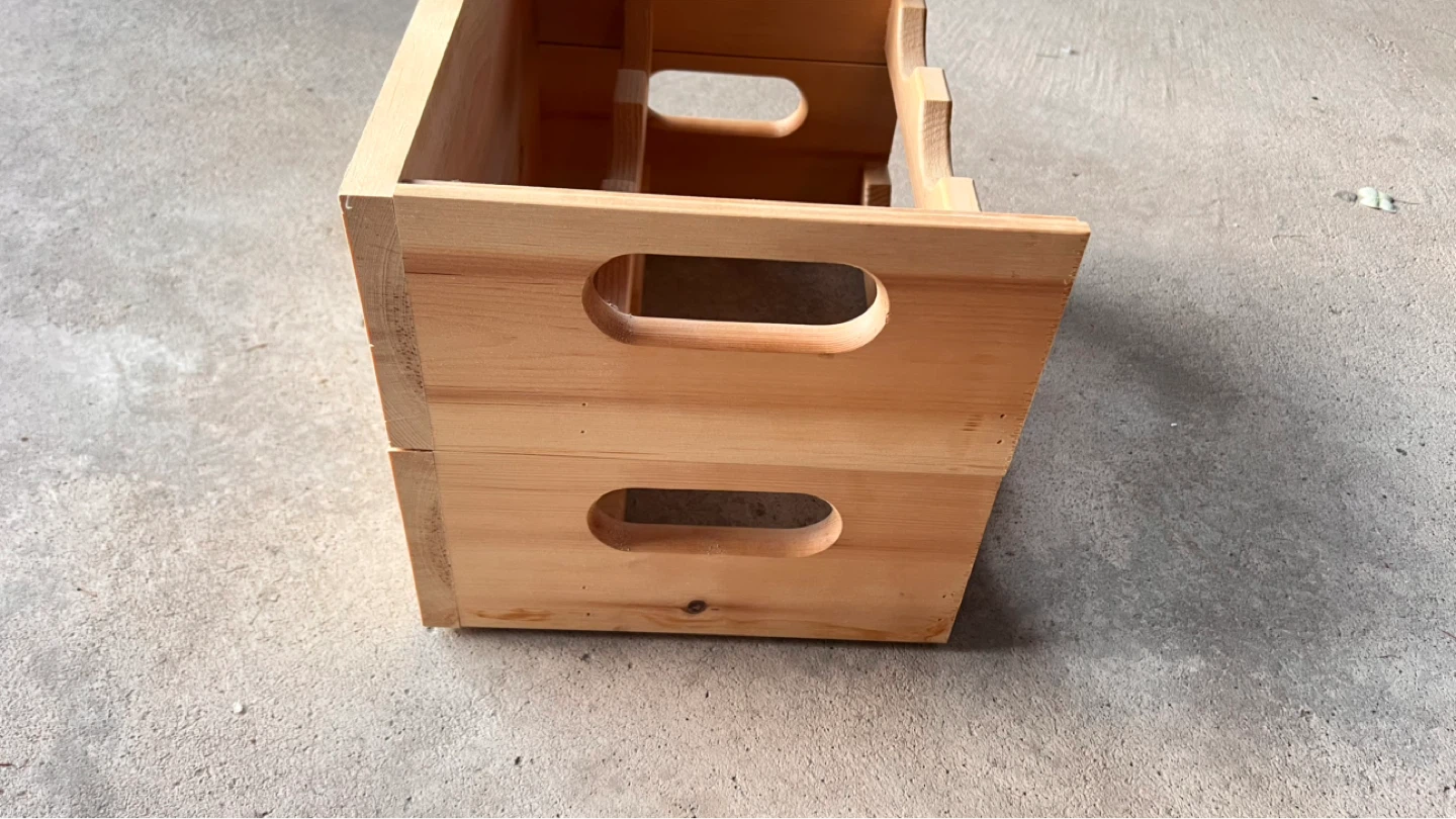 Wooden 6-Bottle Wine Rack Crate - photo 5