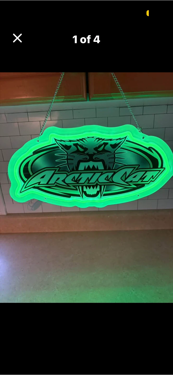 Arctic Cat Neon Sign 8"/16"