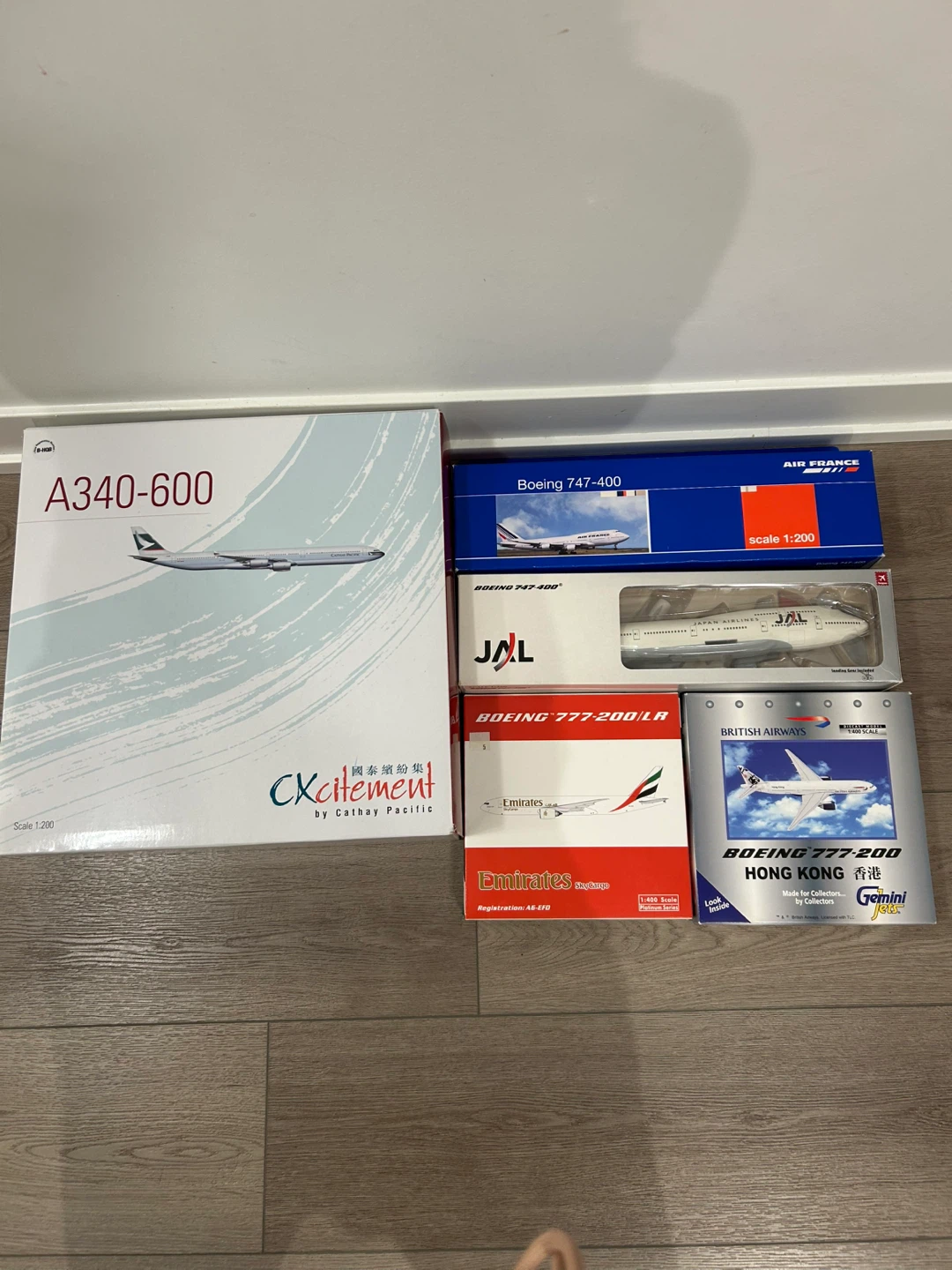 BNIB Airplane models