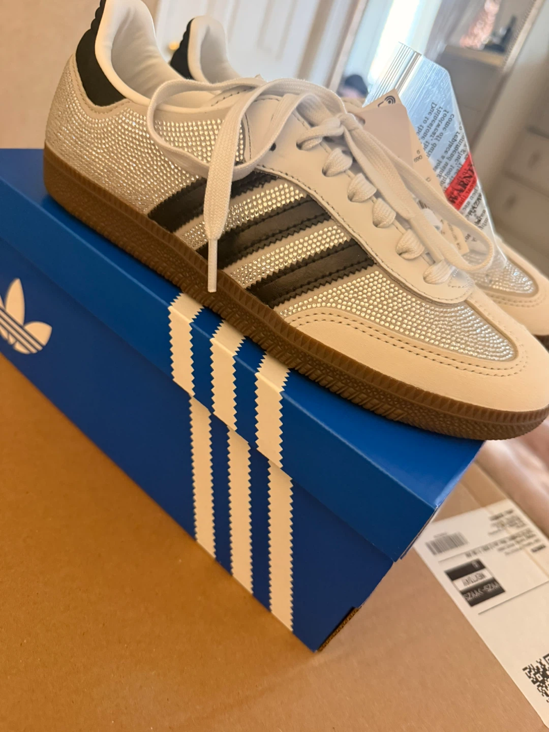 Adidas Samba OG Crystal White Women's Shoes size (7.5) - photo 4