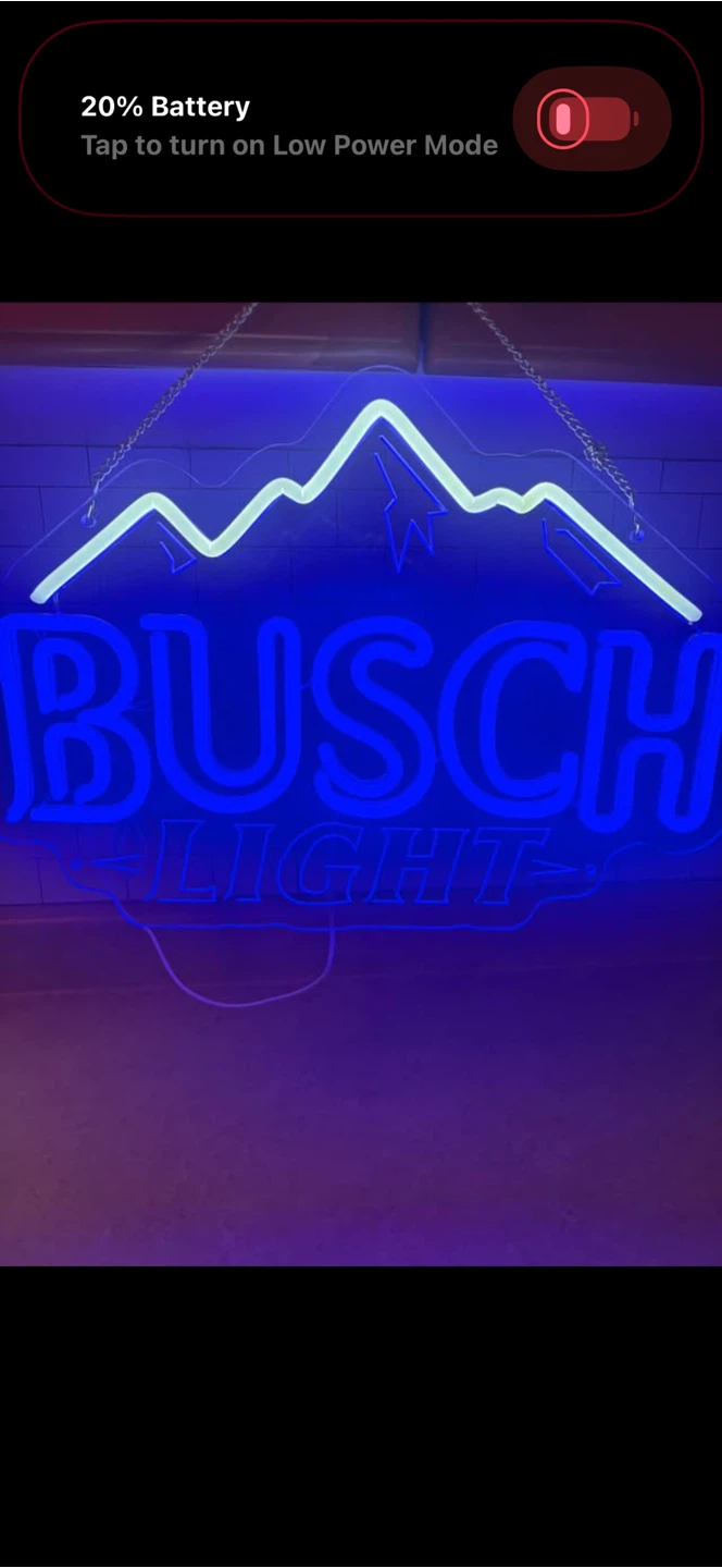 Busch Light Neon Sign