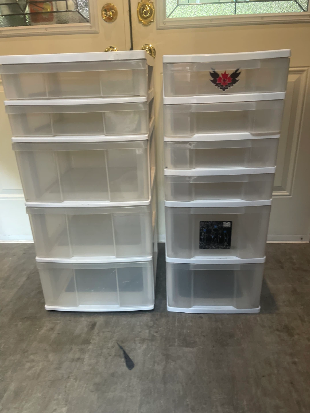 Plastic Drawer Storage Unit