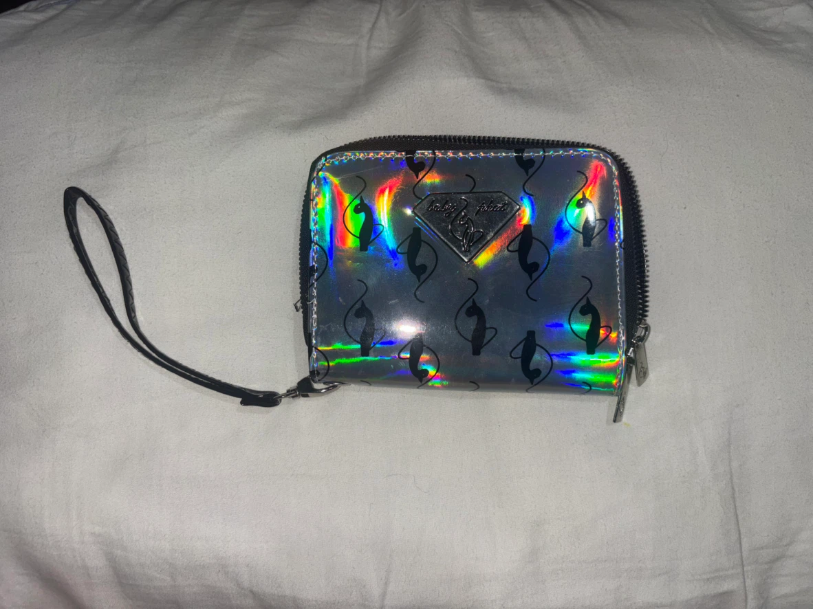 Baby Phat Silver Holographic Wallet - photo 2