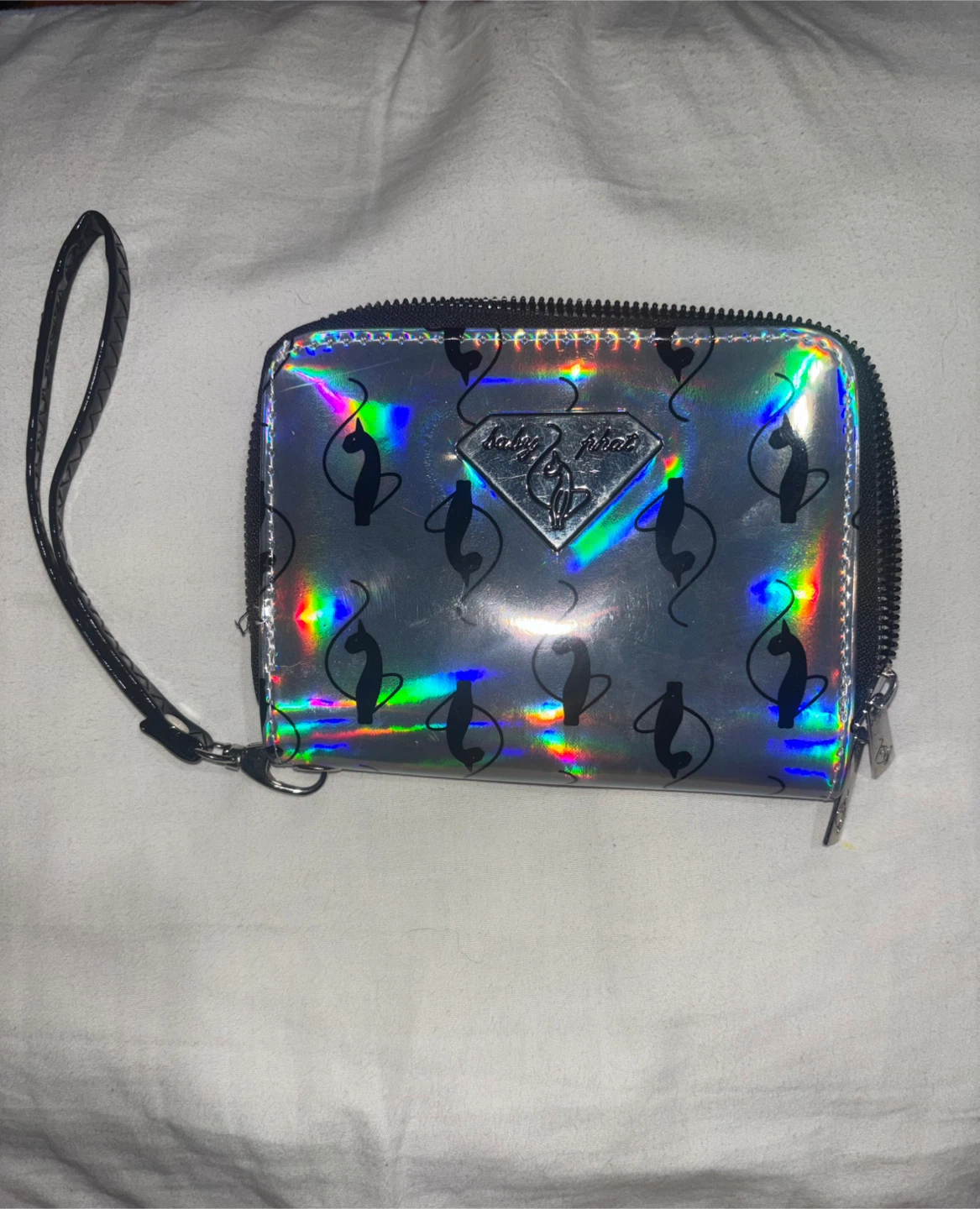 Baby Phat Silver Holographic Wallet - photo 3