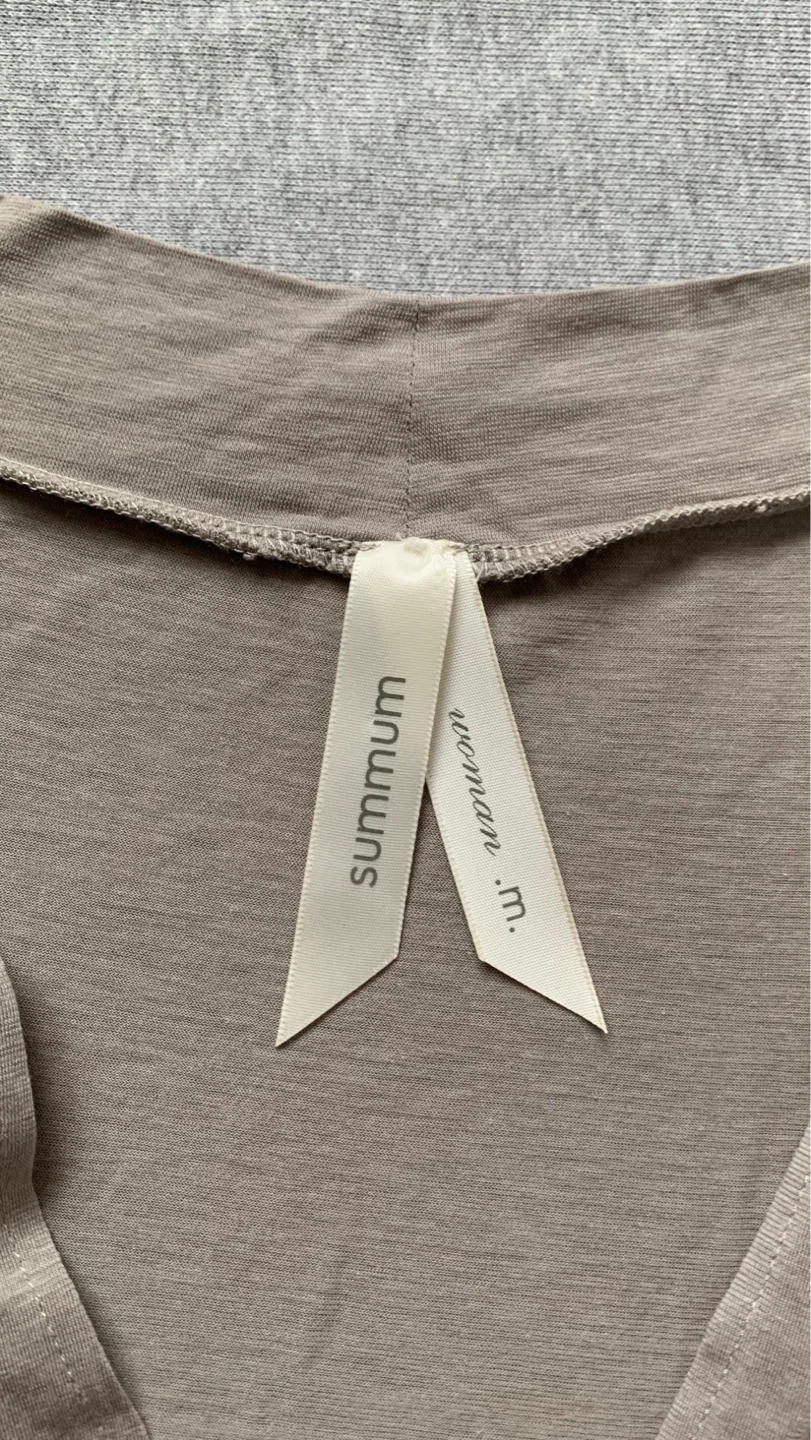 Summum Long Sleeve Taupe Top - photo 3